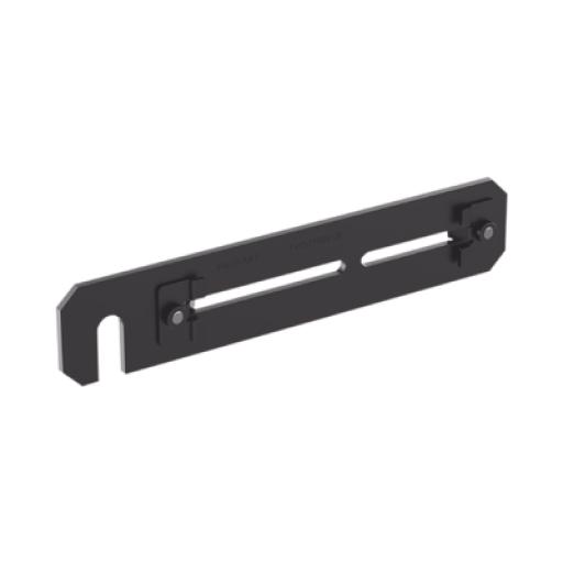 [PANDUIT_FR6TRBE12] Panduit Soporte de Montaje a Techo, para Canaletas FiberRunner 4X4 o 6x4, Uso con Varilla Roscada de 1/2", Color Negro