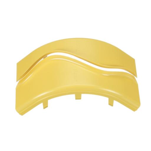 [PANDUIT_FROVRASC4LYL] Panduit Tapa de Bajada Vertical Exterior de 90º, Para uso con Canaletas 4X4 FiberRunner™, Color Amarillo