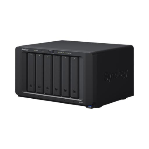 [SYNOLOGY_DS1621PLUS] Synology Servidor NAS de 6 Bahías (Expandible a 16 Bahías) / Hasta 288 TB / 4 GB RAM / Servicio Nube Gratis (P2P) / Administración Remota y Respaldo Programado