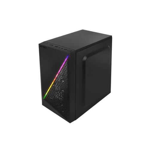 [ACTECK_AC-933070] Acteck GABINETE ACTECK KIOTO COMPACT MICRO TOWER RGB 3.0 500W ACRIL AC-933070