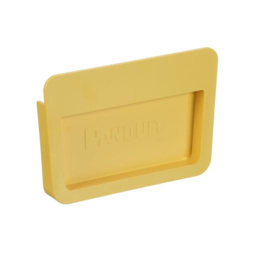 [PANDUIT_FREC6X4LYL] Panduit Tapa Final Para Canaletas FiberRunner™ 6x4, de Instalación a Presión, Color Amarillo