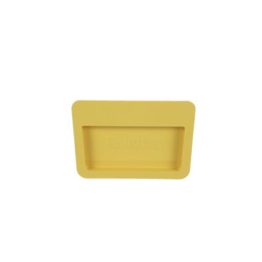 [PANDUIT_FREC6X4LYL] Panduit Tapa Final Para Canaletas FiberRunner™ 6x4, de Instalación a Presión, Color Amarillo