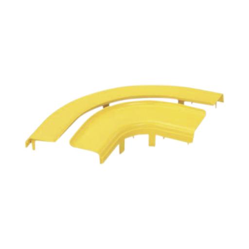 [PANDUIT_FRRASC4LYL] Panduit Tapa Opcional para Ángulo Recto de 90º Horizontal FRRA4X4LYL, Color Amarillo