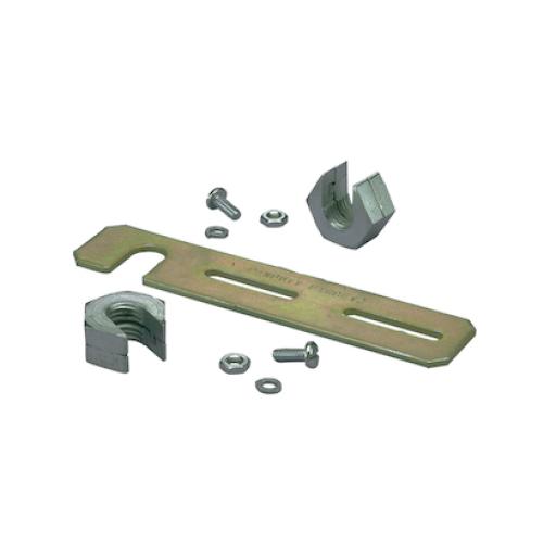 [PANDUIT_FTRBE12] Panduit Soporte de Montaje a Techo, para Canaletas FiberRunner 2X2 o 4X4, Uso con Varilla Roscada de 1/2", Color Negro