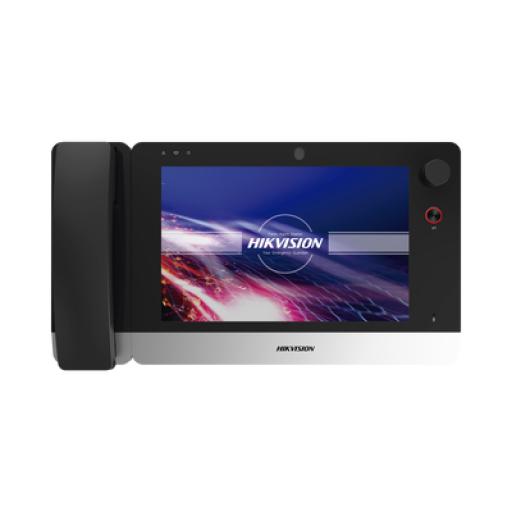 [HIKVISIONDIGITALTECHNOLOGY_DS-PEA4H-10] Hikvision Digital Technology Estación Maestra IP Para Recepción de Alarma de Pánico / Cámara 2 Megapixel / Pantalla Táctil 10"  /  Micrófono y Bocina Integrado