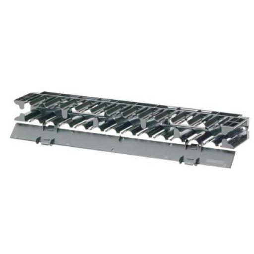 [PANDUIT_NCMHF1] Panduit Organizador de Cables Horizontal NetManager, Sencillo (Solo Frontal), Para Rack de 19in, 1UR