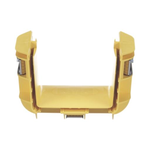 [PANDUIT_FRBC4X4LYL] Panduit Union Recta "Cople", Para Canaleta FiberRunner™ 4X4, Color Amarillo