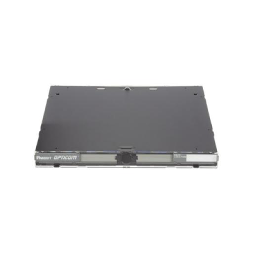 [PANDUIT_FRME1U] Panduit Panel de Distribución de Fibra Óptica, Acepta 3 Placas FAP o FMP, Bandeja Deslizable, Hasta 72 Fibras, Color Negro, 1UR