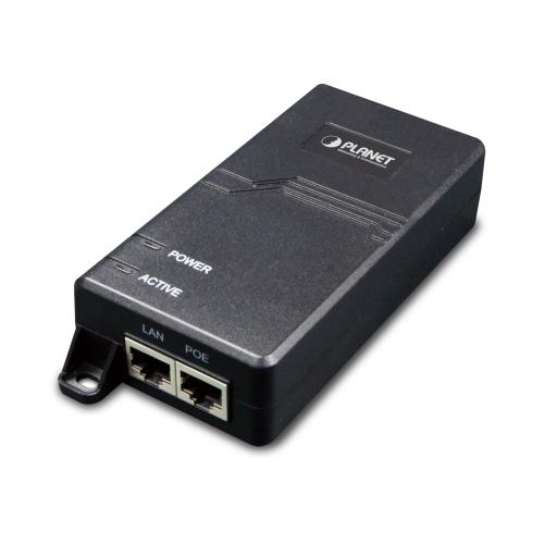[PLANET_POE-173] Planet Inyector Ultra PoE 60W 4-pares UTP, compatible 802.3af/at Gigabit 10/100/1000 Mbps