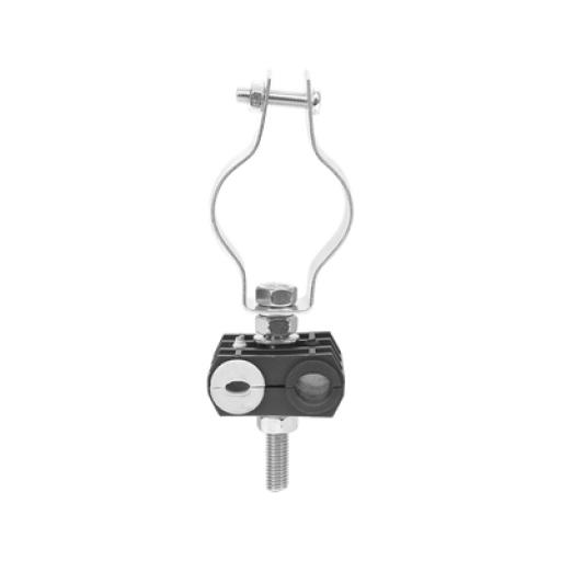 [SYSCOMTOWERS_KITST68MCLICK1] SYSCOM TOWERS KIT de Un Sujetador de plástico para dos cables de 6 a 8 mm con todo y hardware de instalación en tubos de 1 1/4 in