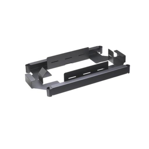 [PANDUIT_FSTHED] Panduit Soporte Para Apilar de 1 a 4 Charolas de Empalme FST24S, Compatible con Paneles FMT y FMD, Color Negro