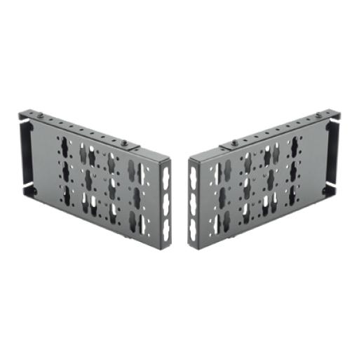 [PANDUIT_R2PPDUB] Panduit Kit de Soportes Para Instalación de PDUs Verticales, en Racks de 2 o 4 Postes de Panduit, Color Negro