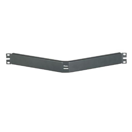 [PANDUIT_CPAF1BLY] Panduit Tapa Ciega Para Rack Estándar de 19in, Angulado, de Acero, 1UR, Color Negro