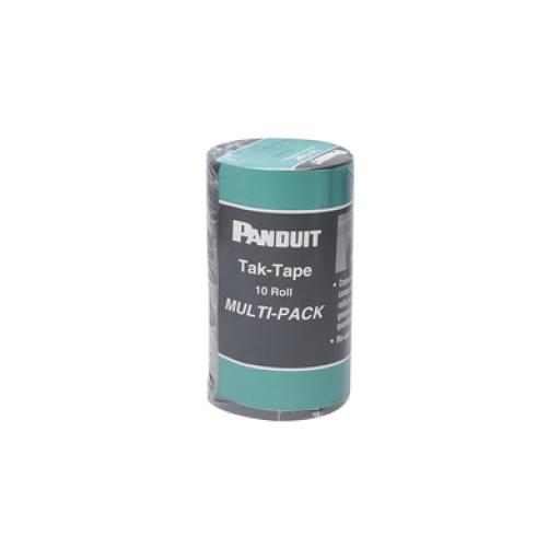 [PANDUIT_TTR-35RX0] Panduit Kit de 10 Rollos de Cinta de Contacto, de 10.66 m de largo y 19.1 mm de ancho c/u, Color Negro