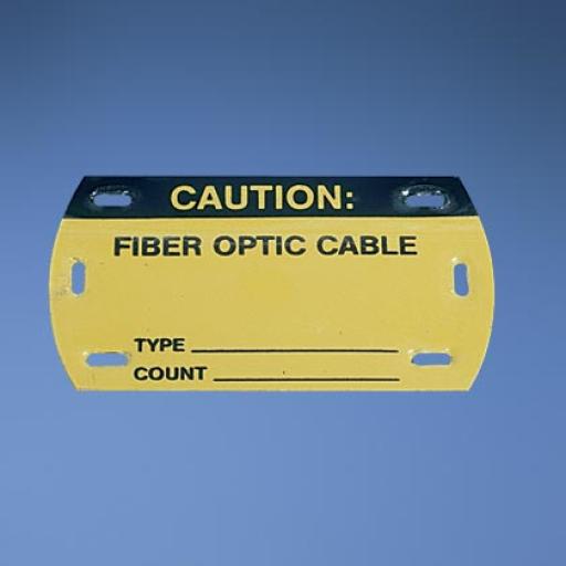 [PANDUIT_PST-FO] Panduit Kit de 5 Etiquetas Autolaminadas para Fibra Óptica, Para Uso Interior/Exterior, Dimensiones de 90.42 x 52.32 mm, Color Negro con Amarillo