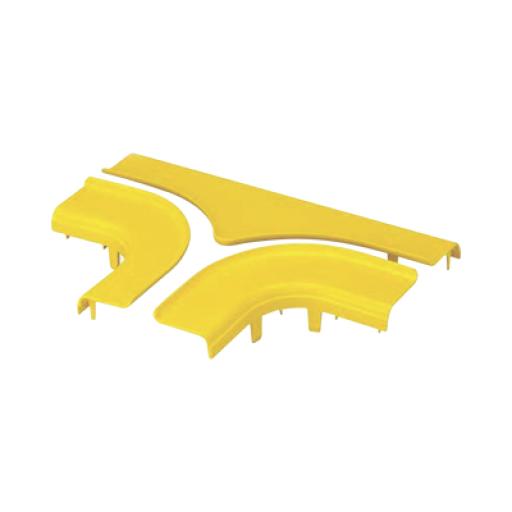 [PANDUIT_FRTSC4LYL] Panduit Tapa Opcional para Accesorio en T Horizontal FRT4X4YL, Color Amarillo 