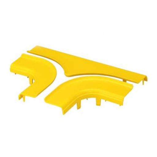 [PANDUIT_FRTSC4LYL] Panduit Tapa Opcional para Accesorio en T Horizontal FRT4X4YL, Color Amarillo 