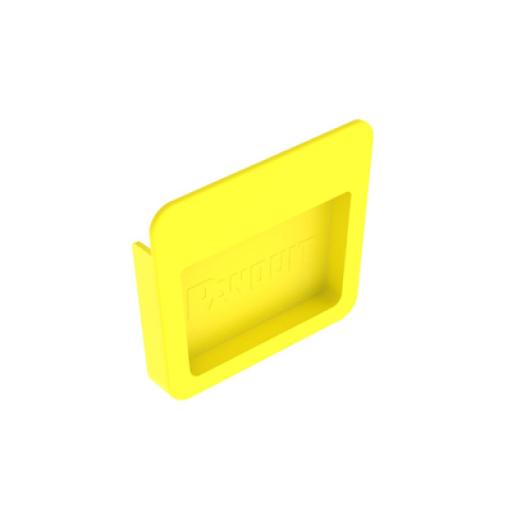 [PANDUIT_FREC4X4LYL] Panduit Tapa Final Para Canaletas FiberRunner™ 4x4, de Instalación a Presión, Color Amarillo