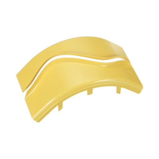 [PANDUIT_FROVRASC6LYL] Panduit Tapa de Bajada Vertical Exterior de 90º, Para uso con Canaletas 6X4 FiberRunner™, Color Amarillo