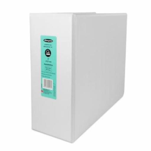 [ACCO_P3213] Acco CARPETA ACCO WILSON JONES 386 VINIL D DB LH DS 5" LUJO BLANCA C/8