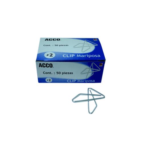 [ACCO_P1720] Acco CLIP ACCO GIGANTE No.2 INOXIDABLE 50CLIPS