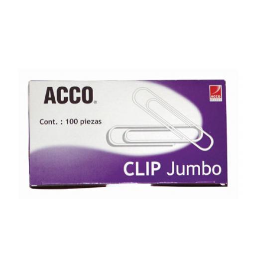 [ACCO_P1700] Acco CLIP ACCO JUMBO INOXIDABLE 100CLIPS