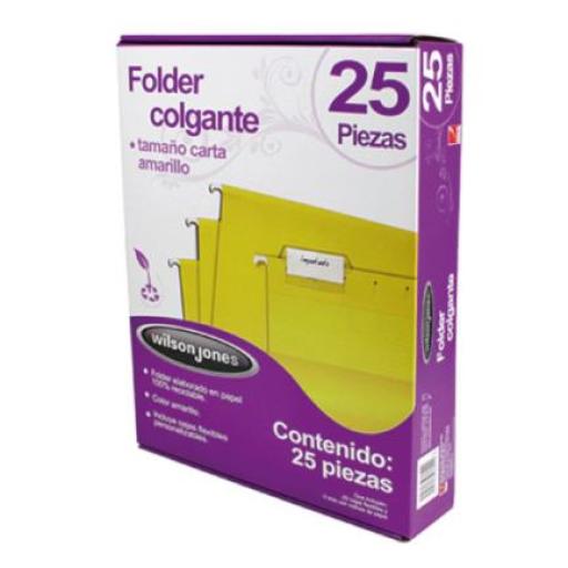 [ACCO_P3642] Acco Folder Acco Colgante Carta Color Amarillo c/25 Piezas