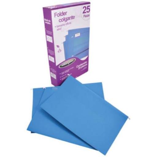 [ACCO_P3634] Acco Folder Acco Colgante Oficio Color Azul c/25 Piezas