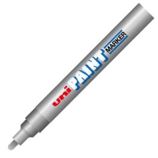 [AZOR_PX20PL] Azor Marcador Azor PX-20 Uniball Paint Color Plata c/12 Pzas