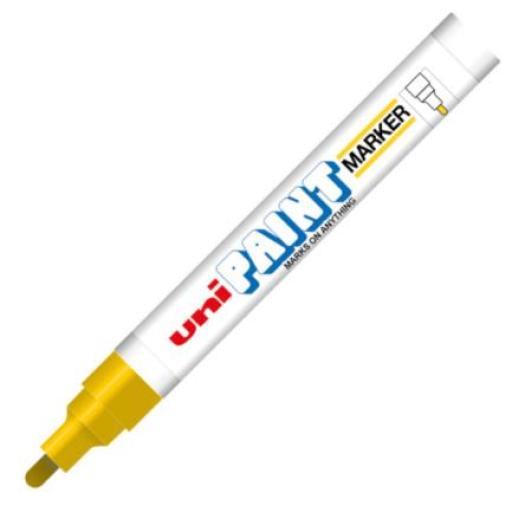 [AZOR_PX20AM] Azor Marcador Azor PX-20 Uniball Paint Color Amarillo c/12 Pzas