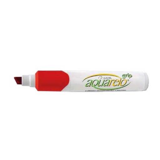 [AZOR_2200RO] Azor Marcador Aquarelo Grip Color Rojo C/12 Pzas