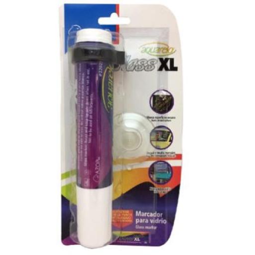 [AZOR_22125BL] Azor Marcador Aquarelo Glass XL Blister Color Blanco C/1 Pza