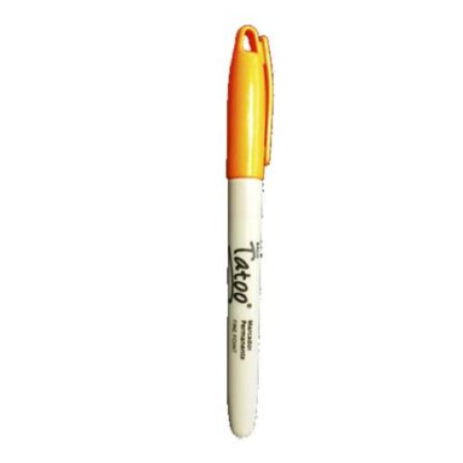 [BACO_MR161] Baco MARCADOR PERM TATOO P/FINO NARANJA CAJA C/6