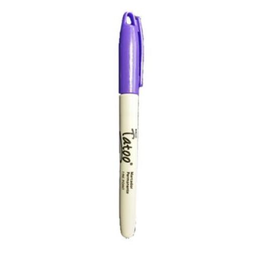 [BACO_MR167] Baco MARCADOR PERM TATOO P/FINO MORADO CAJA C/6