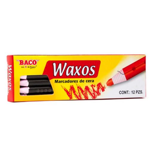 [BACO_MR139] Baco MARCADOR BACO CERA NEGRO C/12