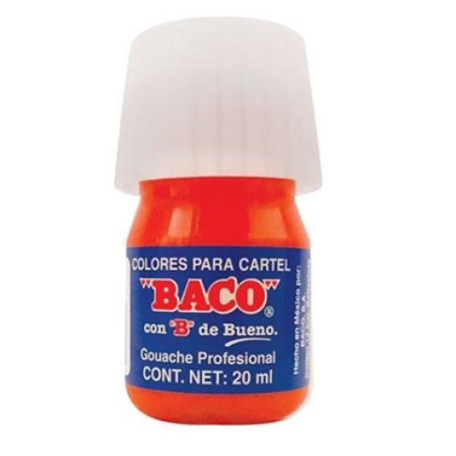 [BACO_PN005] Baco PINTURA BACO P/CARTEL 20ML ROJO #54-A C/10