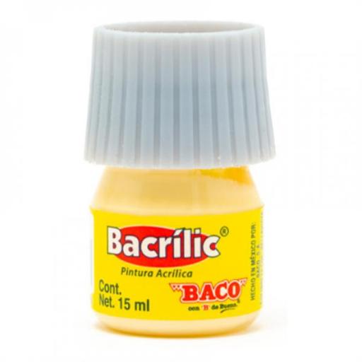 [BACO_PN091] Baco PINTURA BACO ACRÍLICA AMARILLO PASTEL 15ML C/10