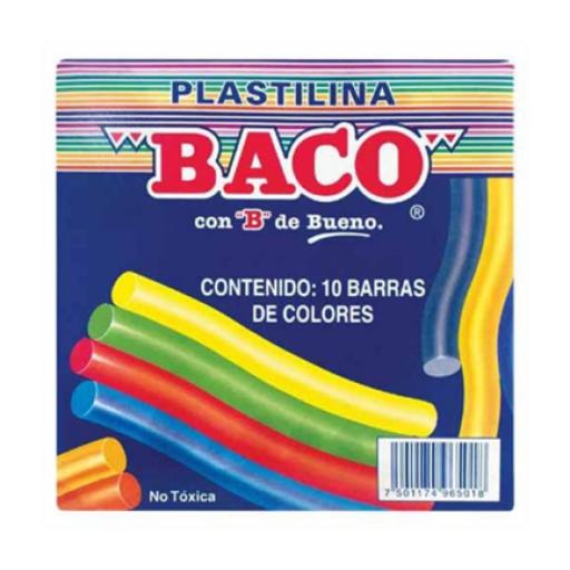 [BACO_PL001] Baco PLASTILINA BACO BARRITAS C/10