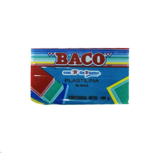 [BACO_PL009] Baco PLASTILINA BACO MARQUETA 180GR AZUL CLARO No.57