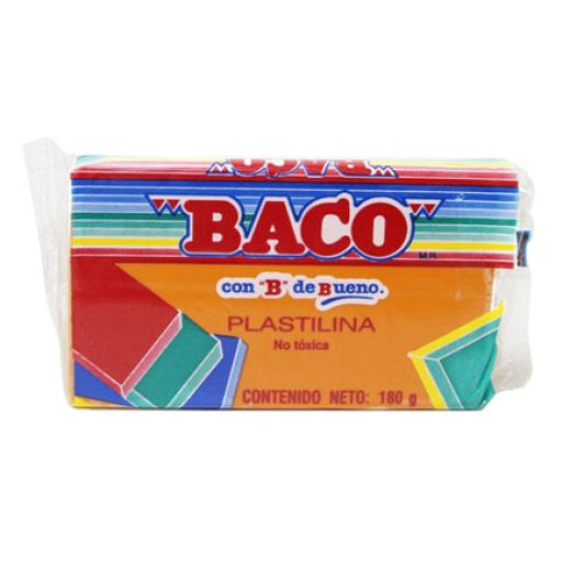 [BACO_PL004] Baco PLASTILINA BACO MARQUETA 180GR NARANJA No.52