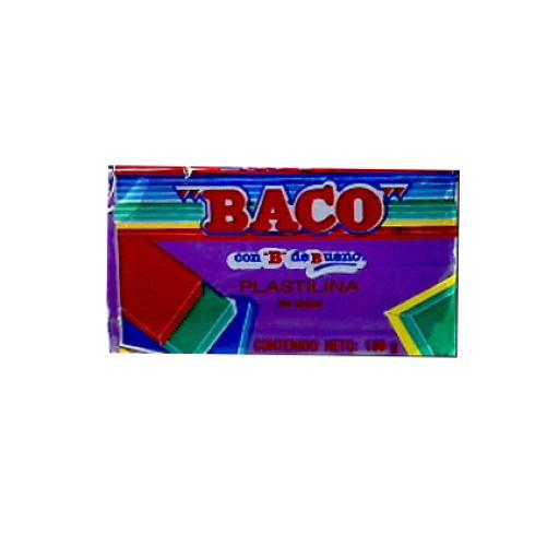 [BACO_PL015] Baco PLASTILINA BACO MARQUETA 180GR VIOLETA No.63