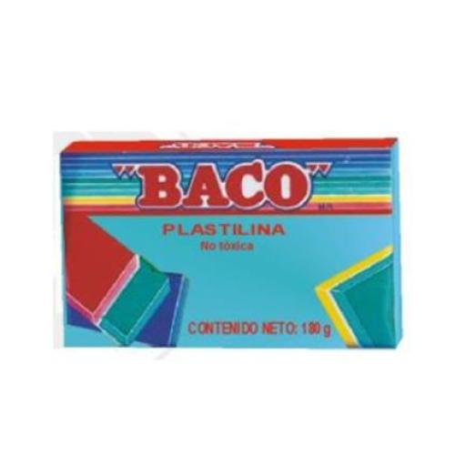 [BACO_PL045] Baco PLASTILINA BACO MARQUETA 180GRS COLOR AZUL CIELO