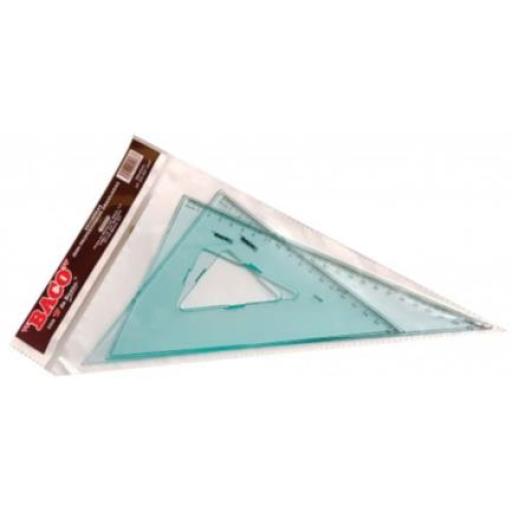 [BACO_SP-3045] Baco Juego Escuadras Baco SP-3045/60 C/Graduación C/Bisel