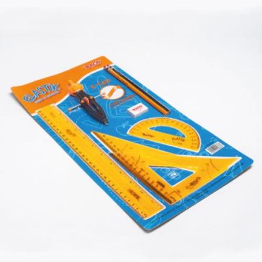 [BACO_EQ081] Baco JUEGO DE GEOMETRIA BACO 5470 ELASTIK IRROMP COMPAS 600