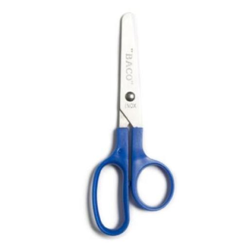 [BACO_TJ006] Baco Tijera Baco Escolar 4 1/2" Mango Plástico