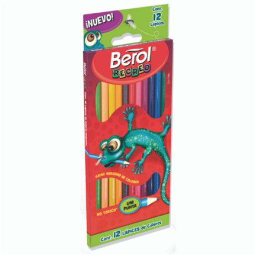 [BEROL_2107589] Berol Colores Berol Recreo Largos Unipunta C/12 Pzas