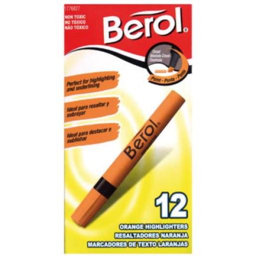[BEROL_11201212123] Berol RESALTADOR BEROL NARANJA C/12