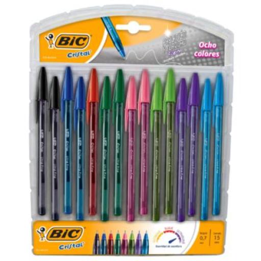 [BIC_943499] BIC BOLIGRAFO BIC PRESICION Y SUAVIDAD SURTIDOS C/15 0.7MM