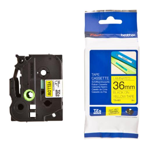 [BROTHER_TZE661] Brother CINTA BROTHER TZ-661 NEGRO/AMARILLO 36MM PT530
