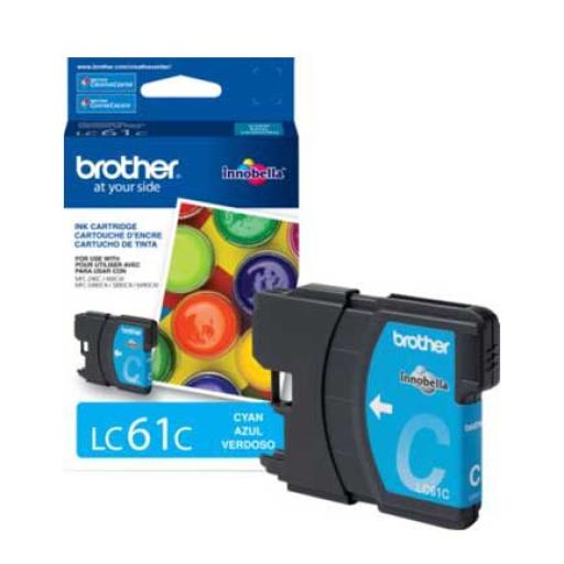 [BROTHER_LC61C] Cartucho Brother LC61C Cian.